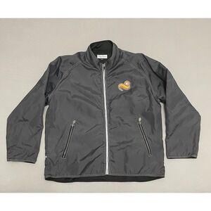 Boardroom MTV Music Television Track Jacket Mens M Grey Full Zip Windbreaker